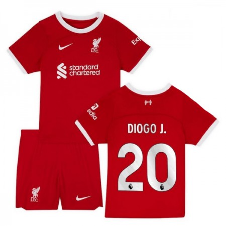 Liverpool 2023-24 Diogo J 20 Barn Hjemmedrakt Kortermet Liverpool 2023-24 Diogo J 20 Barn Hjemmedrakt Kortermet